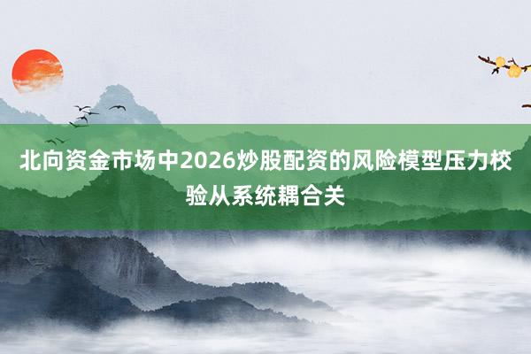 北向资金市场中2026炒股配资的风险模型压力校验从系统耦合关